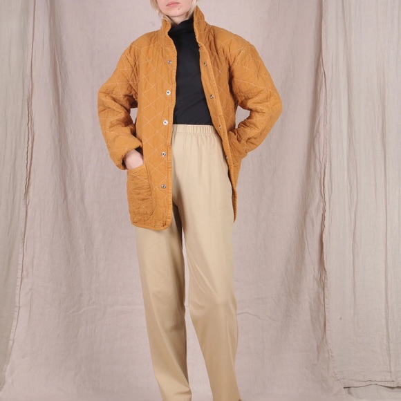 Utility Canvas Quilt Snap Jacket Unisex - Picture 1 of 7